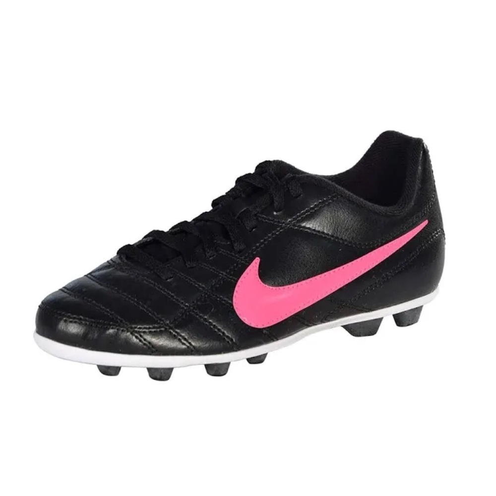 Nike Jr Chaser FG-R Pink & Black Soccer Cleats